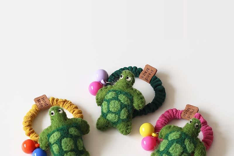 Turtle Felt Hair Tie SpreePicky