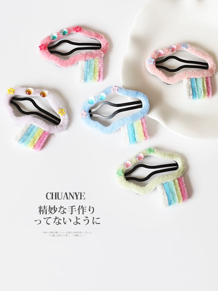 Rainbow Alloy Hair Clip SpreePicky