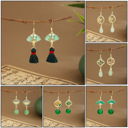 Faux Gemstone Dangle Earring SpreePicky