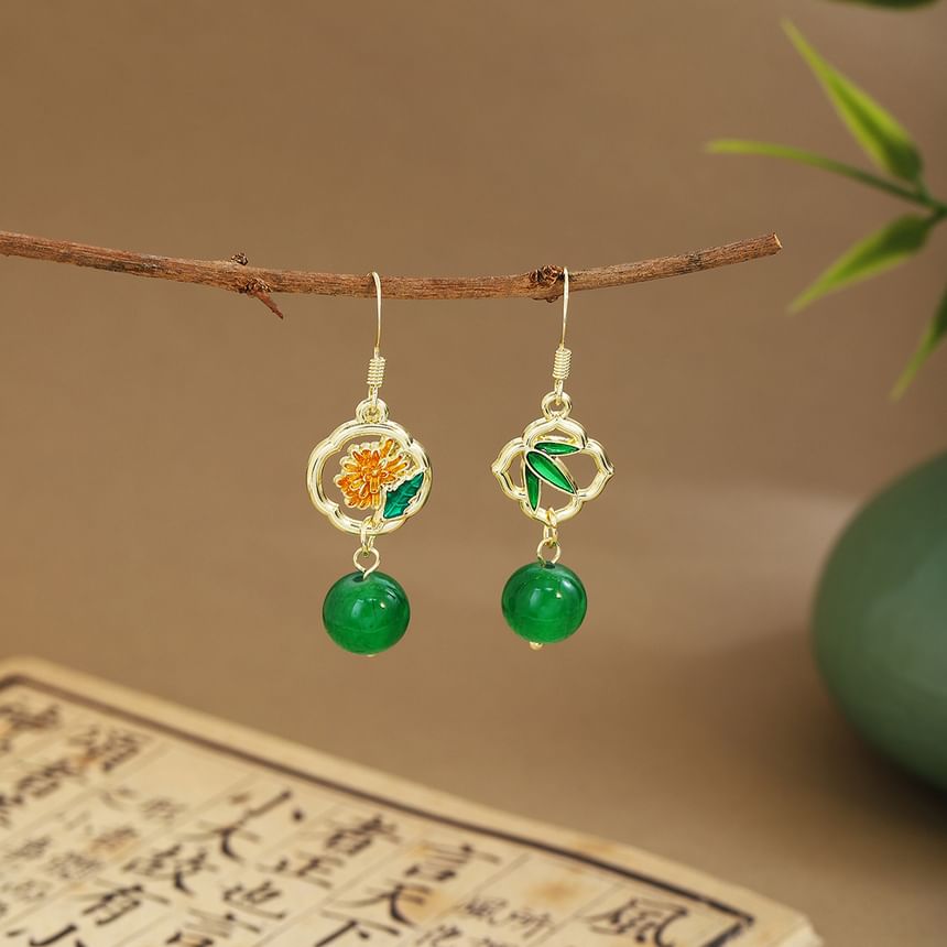 Faux Gemstone Dangle Earring SpreePicky