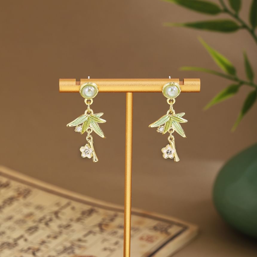 Faux Gemstone Dangle Earring SpreePicky