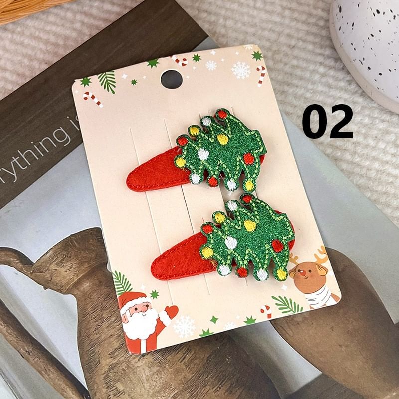 Set of 2: Christmas Hair Clip SpreePicky