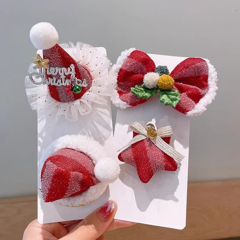 Christmas Fabric Hair Clip / Headband / Set SpreePicky