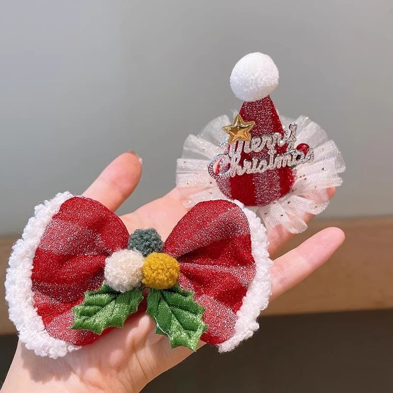 Christmas Fabric Hair Clip / Headband / Set SpreePicky