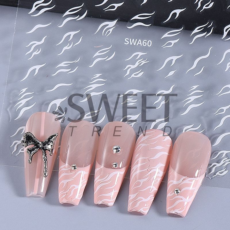 Flame Nail Art Stickers SpreePicky