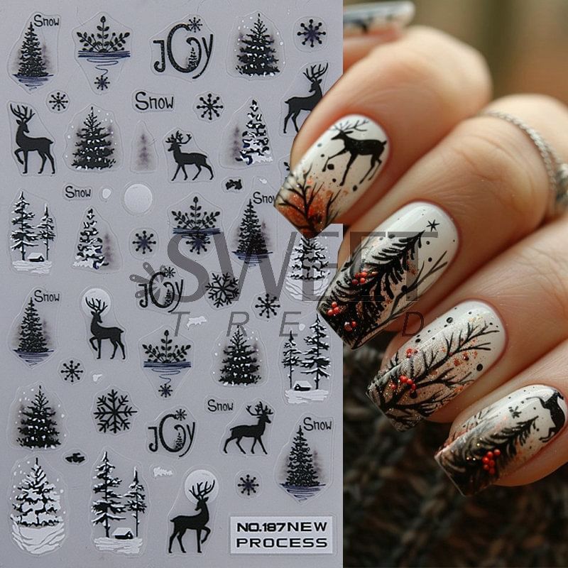 Winter Nail Art Stickers (Various Designs) SpreePicky