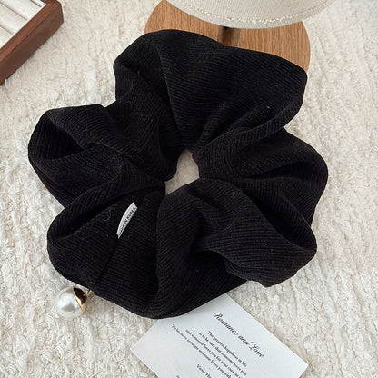 Plain Corduroy Scrunchie SpreePicky