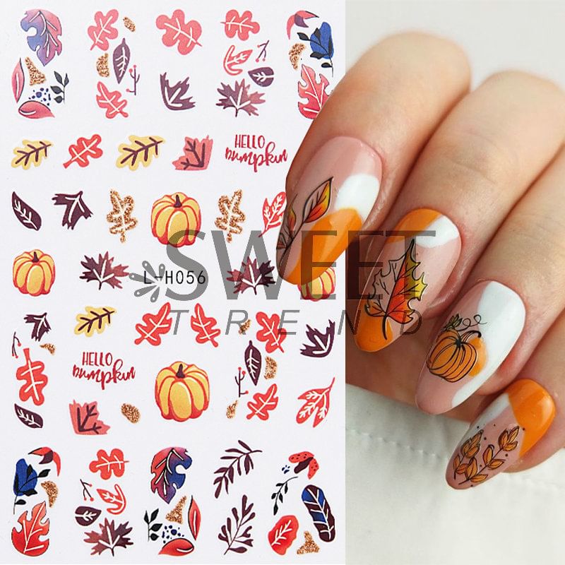 Autumn Nail Art Stickers (Various Designs) SpreePicky