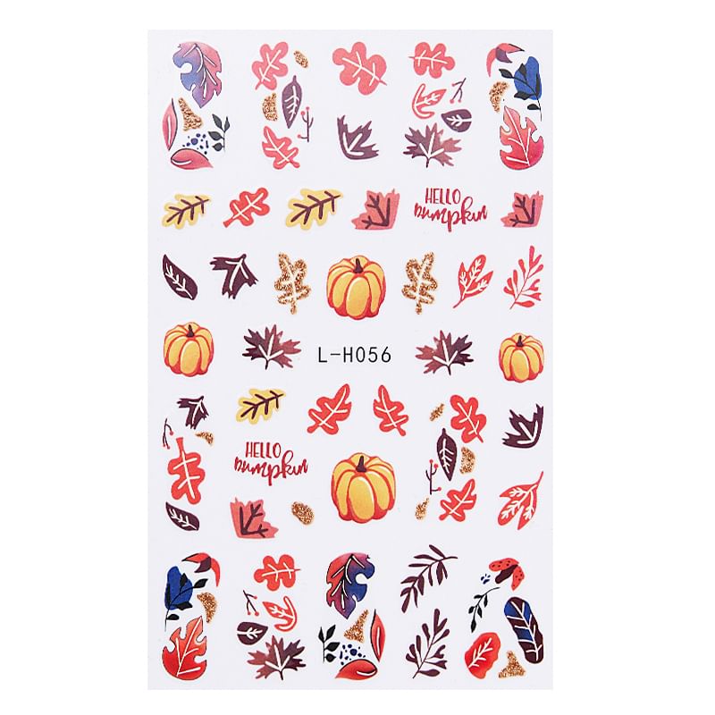 Autumn Nail Art Stickers (Various Designs) SpreePicky