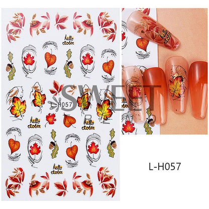 Autumn Nail Art Stickers (Various Designs) SpreePicky