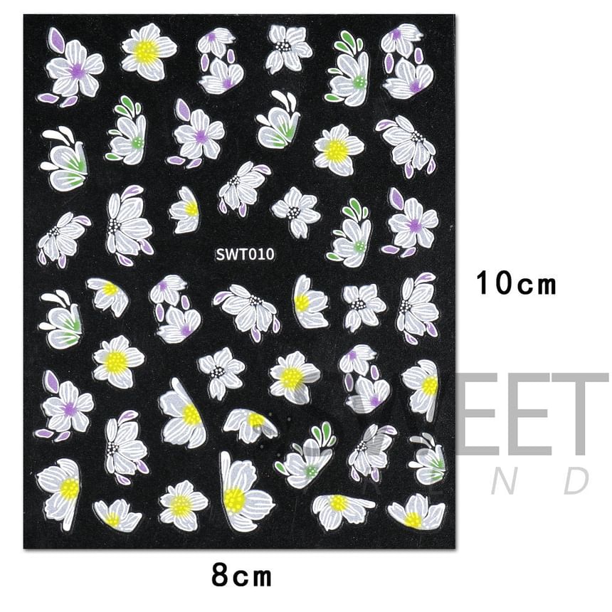 Bow / Floral Nail Art Stickers SpreePicky