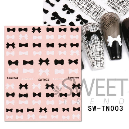 Bow / Floral Nail Art Stickers SpreePicky