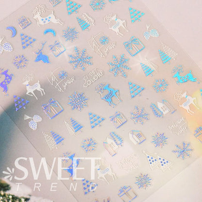 Holographic Nail Art Stickers SpreePicky