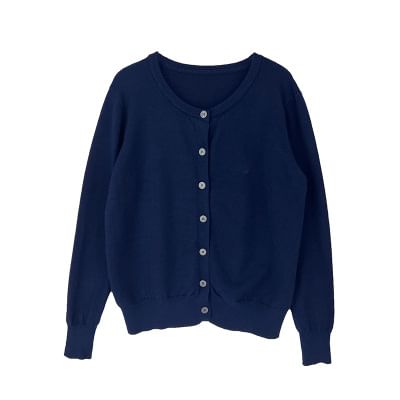 Round-Neck Light Cardigan SpreePicky