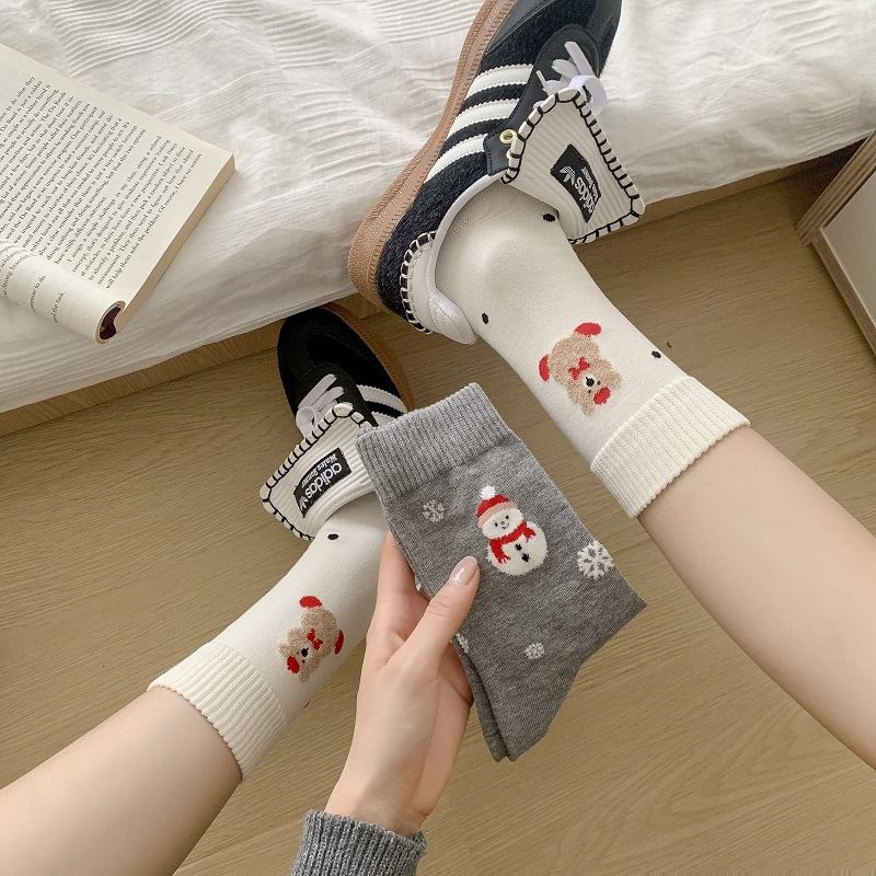 Cartoon Patterned Short Socks SpreePicky