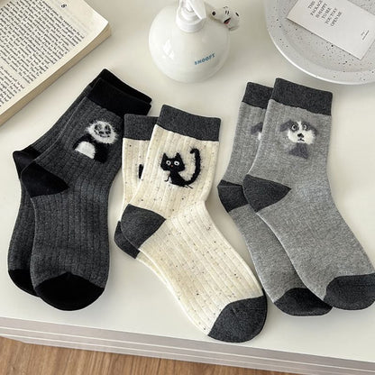 Cartoon Animal Patterned Short Socks SpreePicky