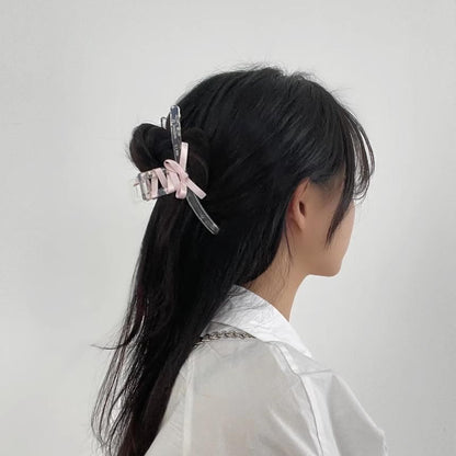 Ribbon Bow Hair Claw SpreePicky