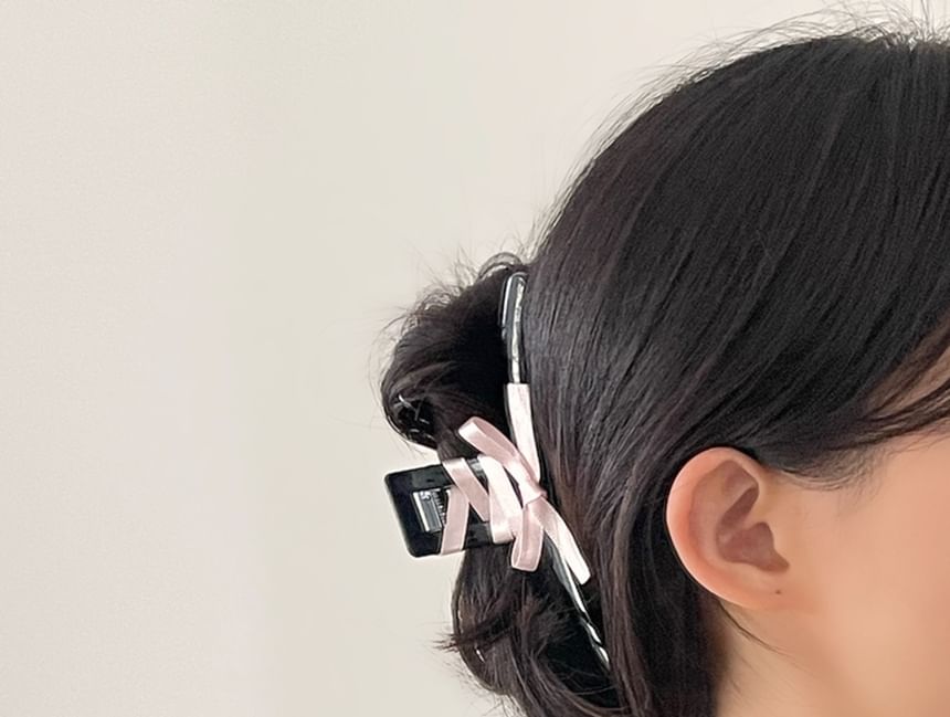 Ribbon Bow Hair Claw SpreePicky