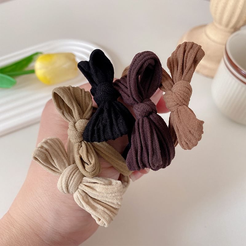 Bowknot Hair Tie Set SpreePicky