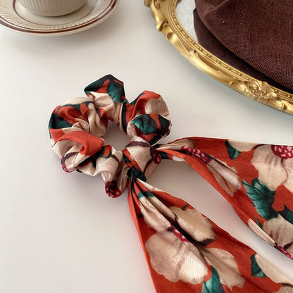 Floral Print Hair Tie SpreePicky