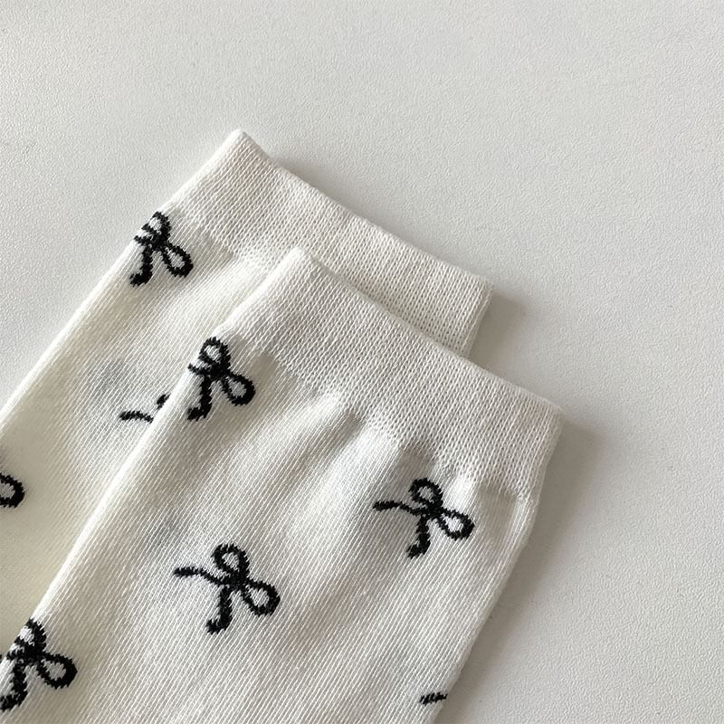 Bow Patterned Socks SpreePicky