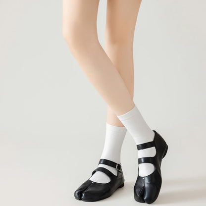 Plain Split Toe Socks SpreePicky