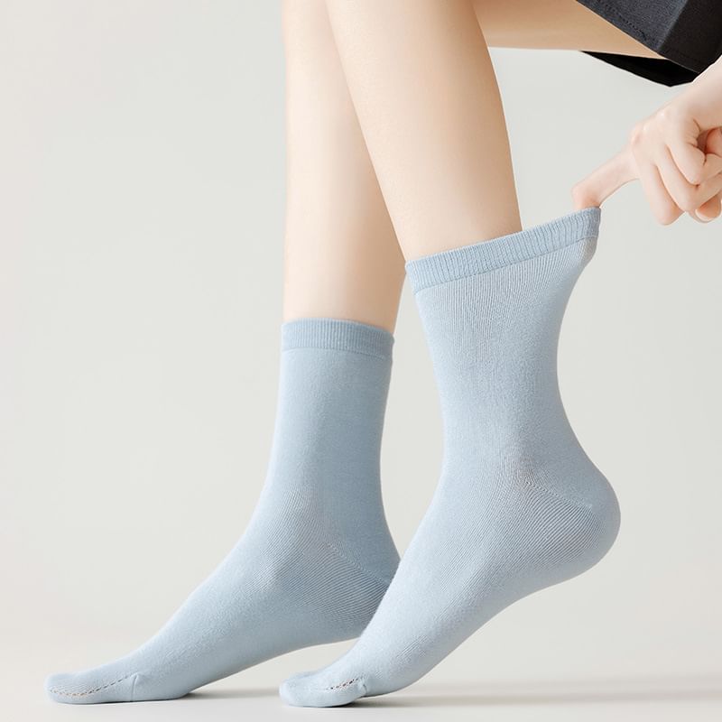 Plain Split Toe Socks SpreePicky