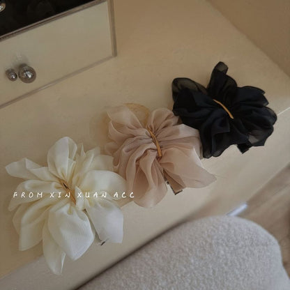 Mesh Flower Alloy Hair Clip SpreePicky