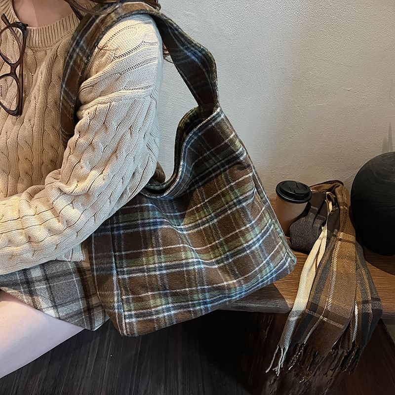 Plaid Tote Bag SpreePicky