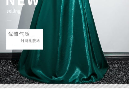 Plain Flower Ruched A-Line Tube Evening Gown SpreePicky