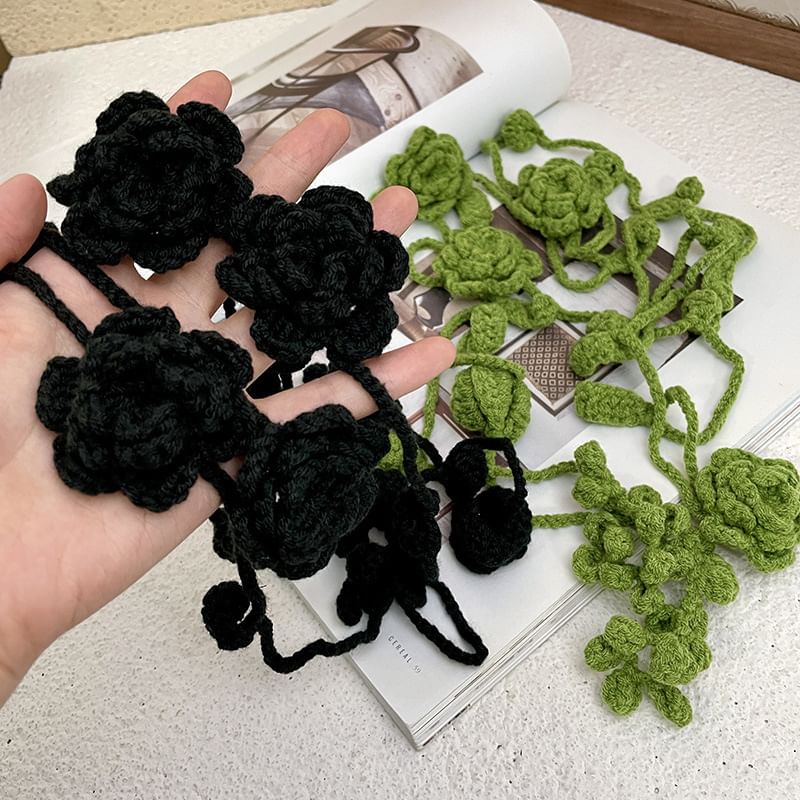 Floral Yarn Choker SpreePicky