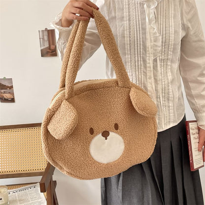 Bear Fleece Tote Bag SpreePicky