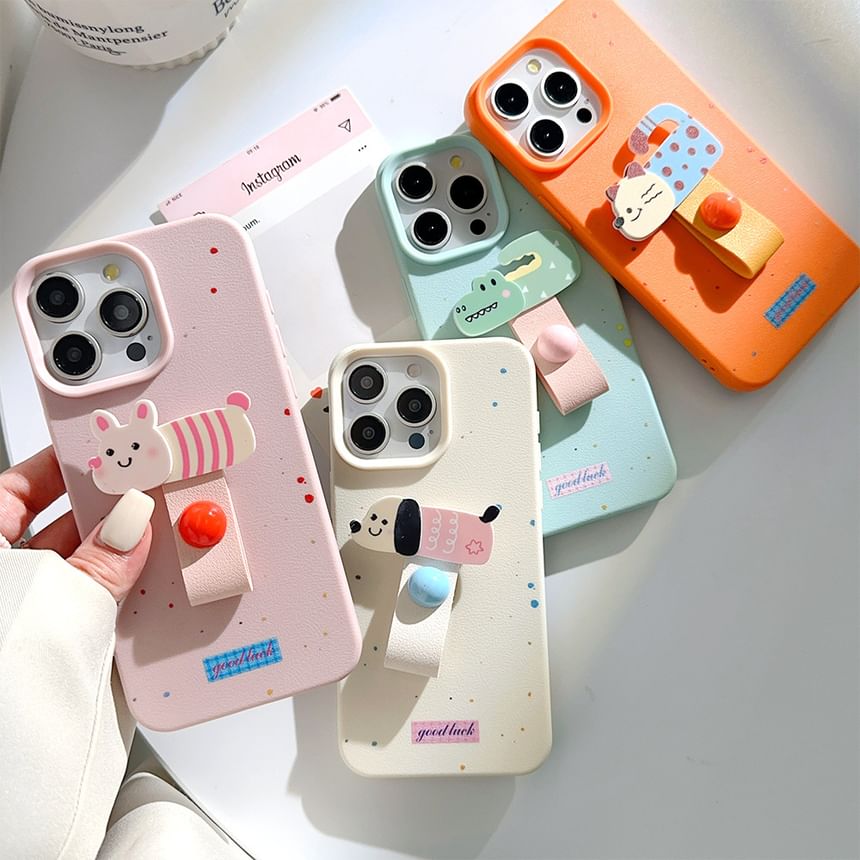 Animal Finger Strap Phone Case SpreePicky