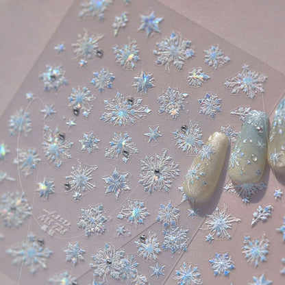 Snowflake Nail Art Stickers SpreePicky