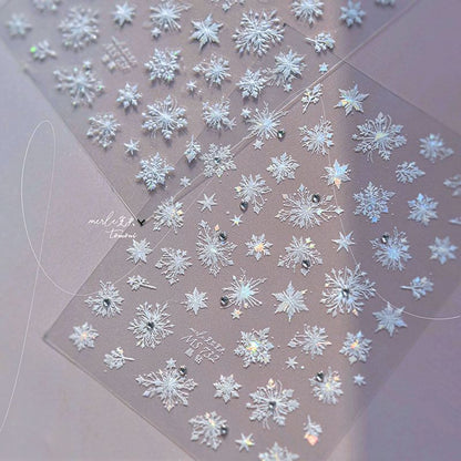 Snowflake Nail Art Stickers SpreePicky