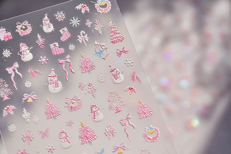 Christmas Nail Art Stickers SpreePicky