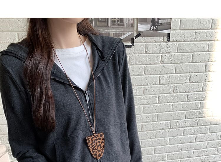 Plain Drawstring Zip-Up Hoodie SpreePicky