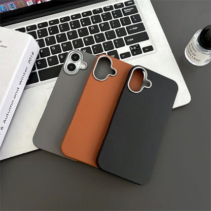 Plain Faux Leather Phone Case SpreePicky