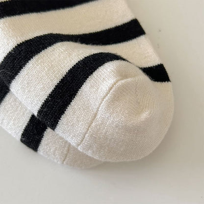 Striped Lettering Socks SpreePicky