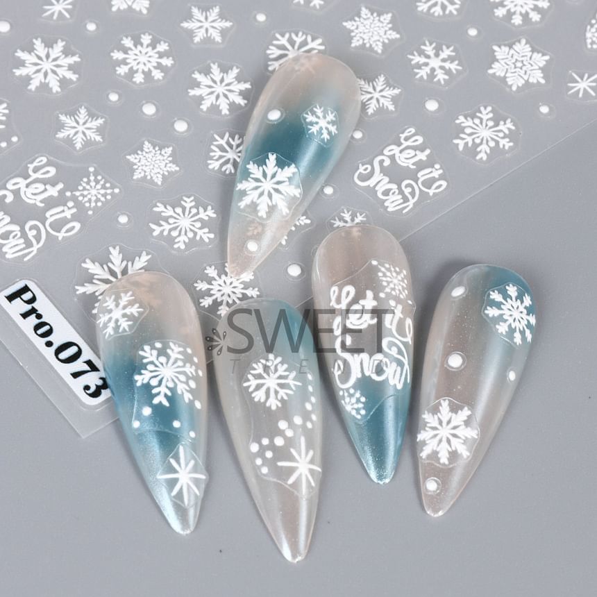 Snowflake Nail Art Stickers (Various Designs) SpreePicky