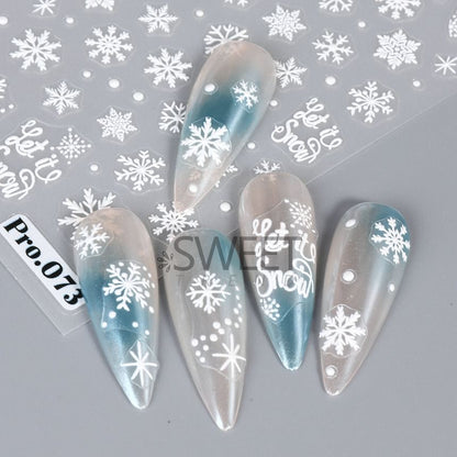 Snowflake Nail Art Stickers (Various Designs) SpreePicky