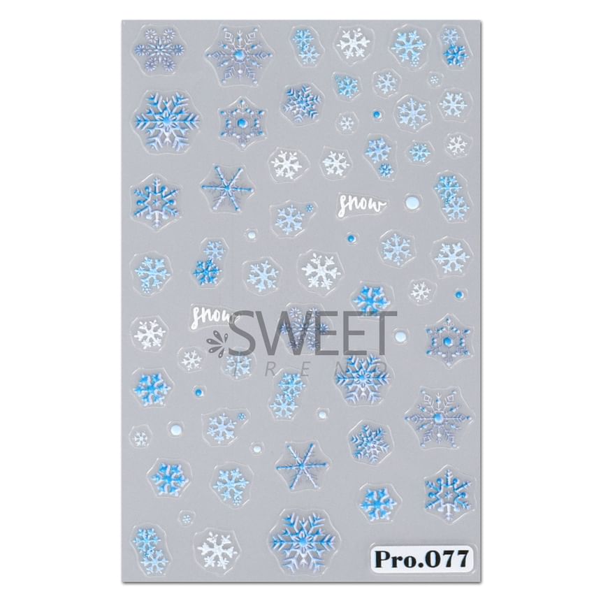 Snowflake Nail Art Stickers (Various Designs) SpreePicky