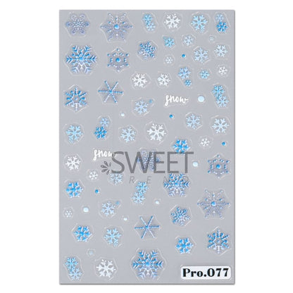 Snowflake Nail Art Stickers (Various Designs) SpreePicky