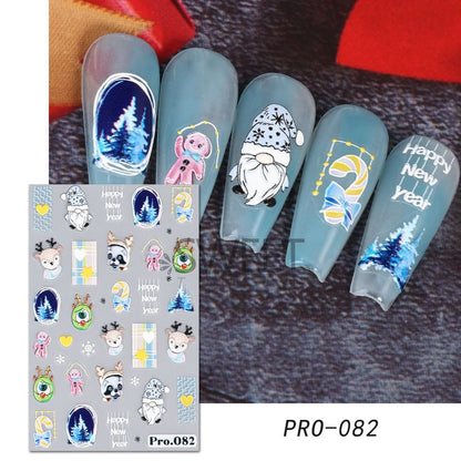 Snowflake Nail Art Stickers (Various Designs) SpreePicky