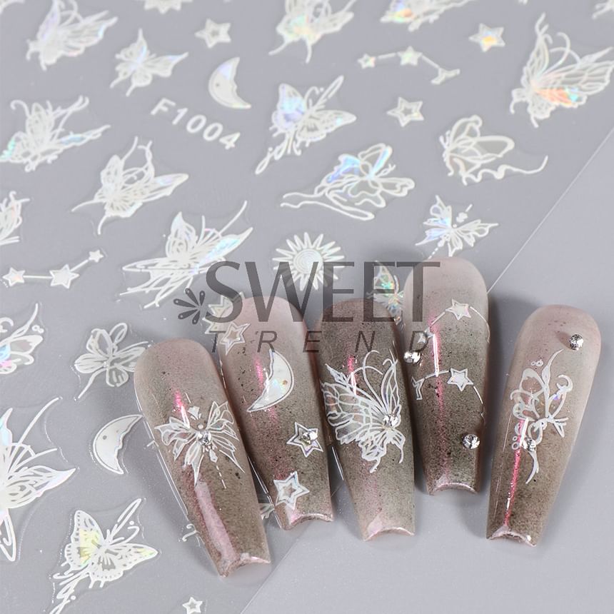 Butterfly Star Nail Art Stickers (Various Designs) SpreePicky