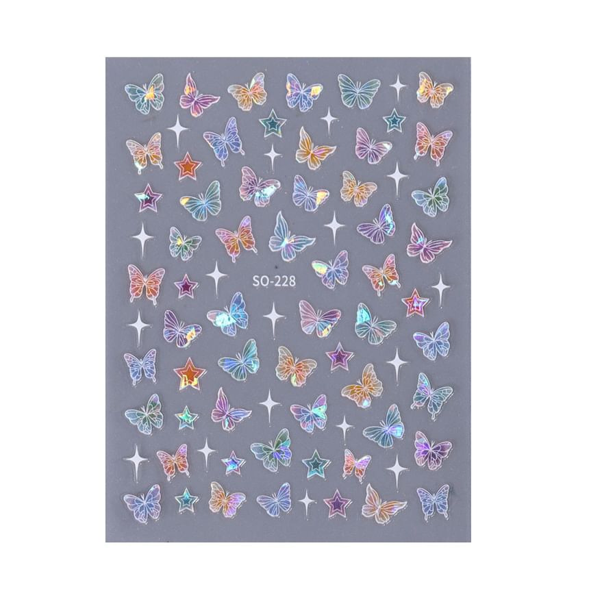 Butterfly Star Nail Art Stickers (Various Designs) SpreePicky