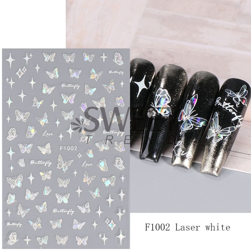 Butterfly Star Nail Art Stickers (Various Designs) SpreePicky