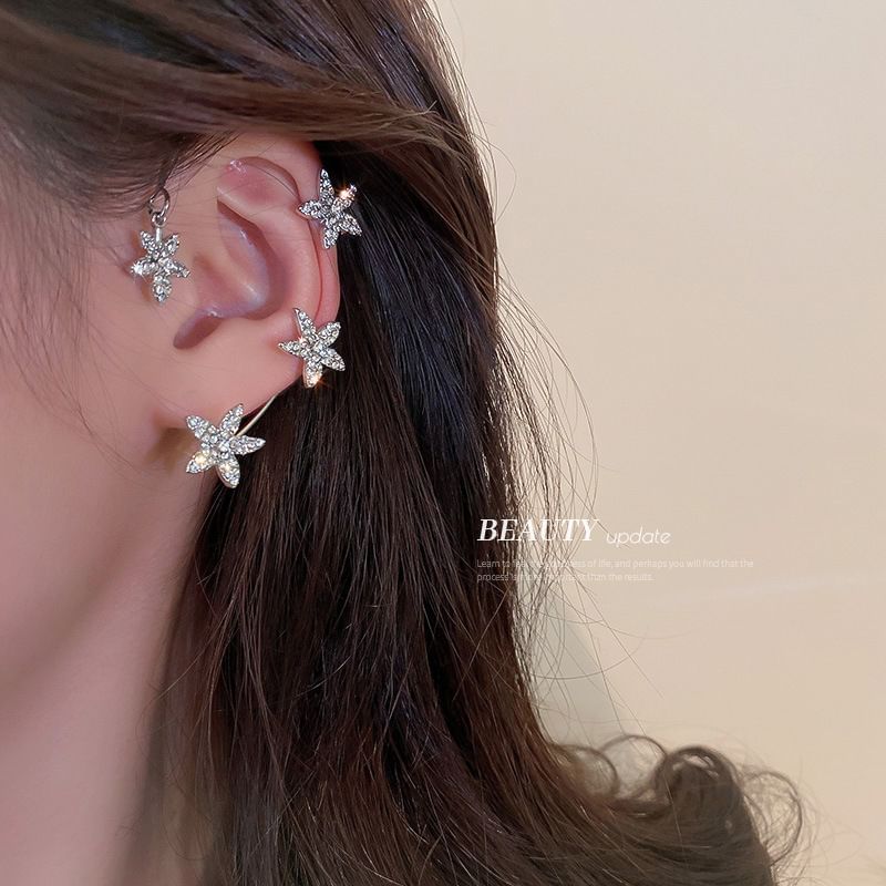 / Ear Cuff Drop Huggie Hook Stud Earring FashionChic