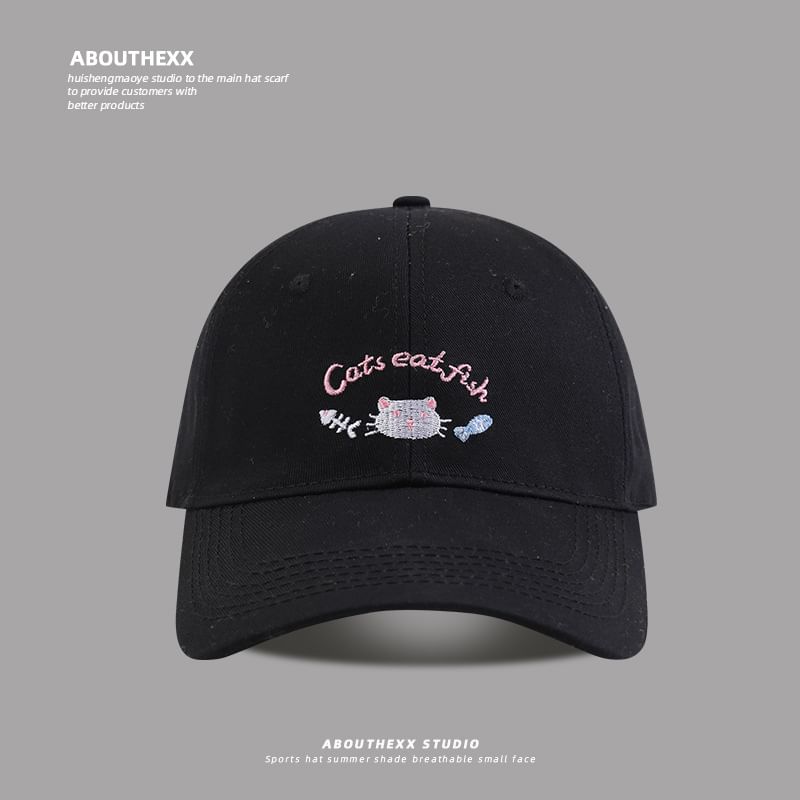 Cap Lettering Cartoon Embroidered Baseball FashionChic