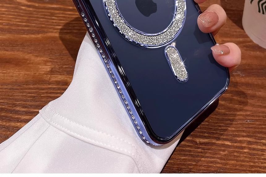 (Compatible with MagSafe) Phone Case Magnetic Embellished FashionChic